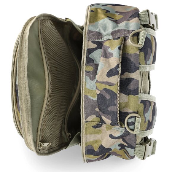 Wonder Nation Boys' Adaptive 17" Classic Camo Backpack, Green Emerald - Picture 4 of 4